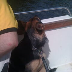 op de boot lekker genieten