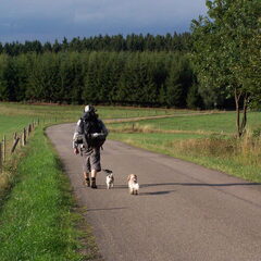 trektocht van florenville naar bouillon alwaar Jeanny (jack…