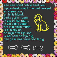 gedichten zijn heel mooi als ze rijmen.