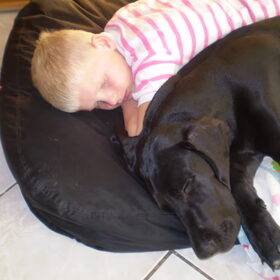 Dave en Donna erg moe!