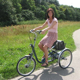 Chica mee op de fiets!
