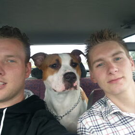 onderweg met het baasje .. Relaxx