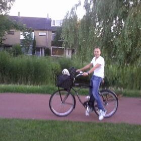 op de fiets