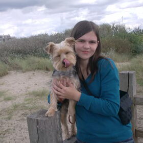 Aan zee.