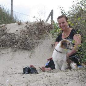 lekker tussen de duinen