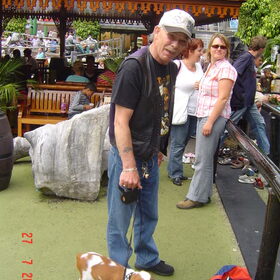 binky in het pret park