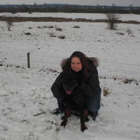 lekker genieten van de sneeuw