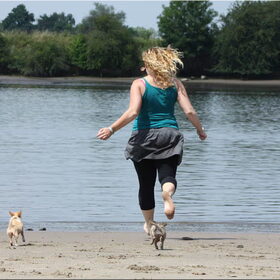Met Jay en Jacey aan het water