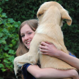 Big doggy hug