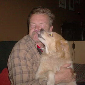 dit waren beste maatjes helaas is de hond op de foto…