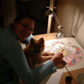samen mandala's tekenen