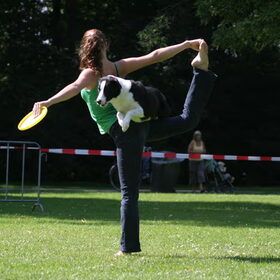 Frisbee met Joey