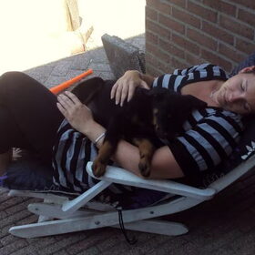 Tukkie doen met vrouwtje....