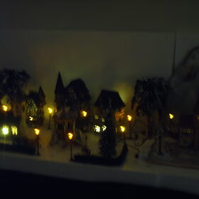 Niet echt goed zichtbaar maar wel met de verlichting aan
