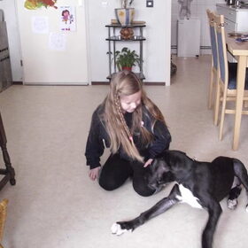 destiny en baily met de kerst