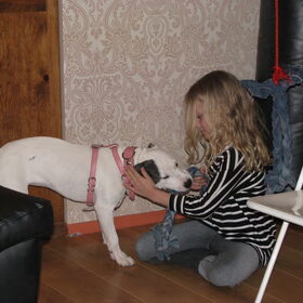Lady met Roos