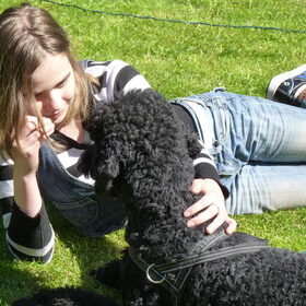 Hondenfoto van Mirjam en Curly Koda 