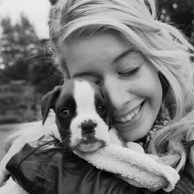 Hondenfoto van Angela & Sumo