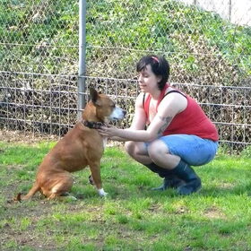 Bieber en ik (ex-asielhondje)