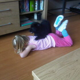 Met mijn dochtertje spelen! ( 24-7-2011 )