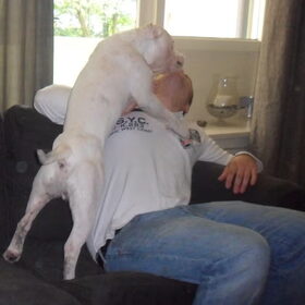 Giving baasje some luv xD
