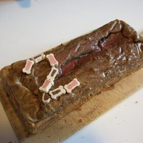 Cake voor Mojo. Gemaakt toen hij 2jaar werd.