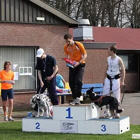 Canicross wedstrijd hilversum 4 april 2011 (2)