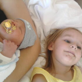 Mijn 2 kindjes, Dina en Ruben