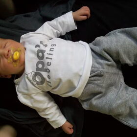 Ruben, 1 week oud