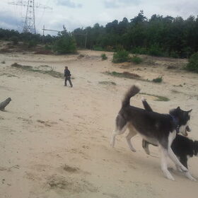 met zn 2e in actie