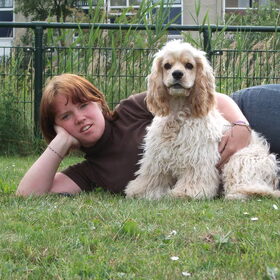 Vriendinnetje Cindy met Dusty
