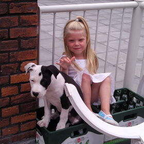 11 weken en 5 dagen hier zit ik lekker met mijn vriendinnetjes…