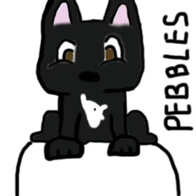 de hond van miora getekend