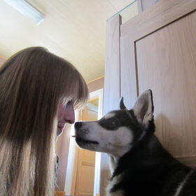 Oog in oog :)