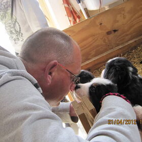 Even kussen met Diesel