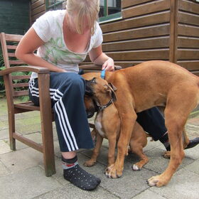 Puppy op bezoek!