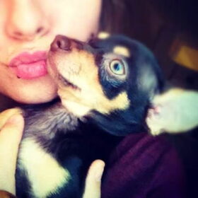 goodmorning kiss for junior!