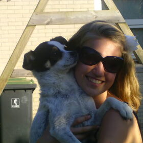 Hondenfoto van Inge, baasje van Sasha en Myra <3