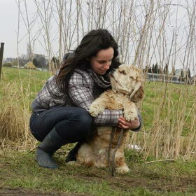 Samen met ex-asielhondje Emma
