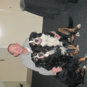 Baasje met Kay en Diesel