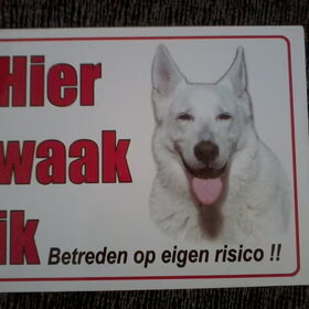 Waakbordje eemspc met Charlie