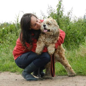 Met asielhondje Emma
