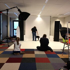Fotoshoot voor prins petfood