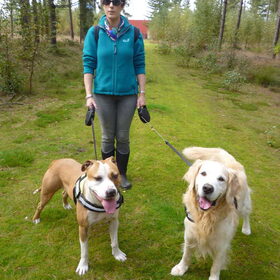 Samen op wandel...