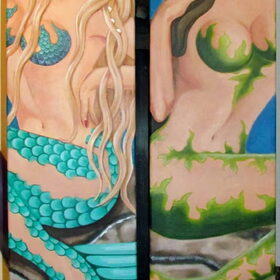 Fantasy Art....mee gestopt toen Sasha overleed, schilderen…