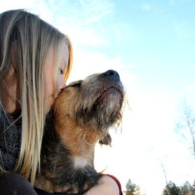 Ik en mijn trouwe maatje van het asiel!