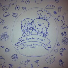 logo frietuur, met lady en xana in de hoofdrol