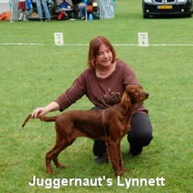 Dit is de eerste tentoonstelling waar onze pup Juggernaut's…