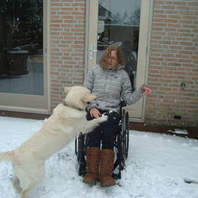 Bij me nichtje even over enthousiast doen
