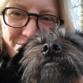 Hondenfoto van Ciska en Spanjaardje Moh (Bambi r.i.p.)
